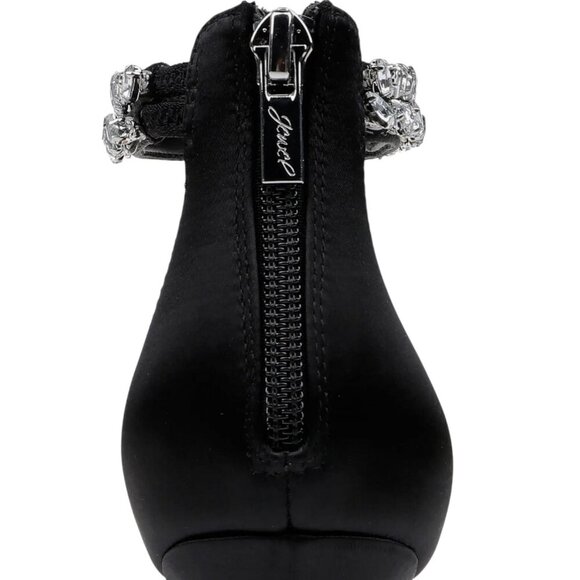 Jewel Badgley Mischka Maya Ankle Strap Pointed Toe Pump  NEW Jewel Badgley Mischka Maya Pointy Toe Evening Pumps, Black, 7